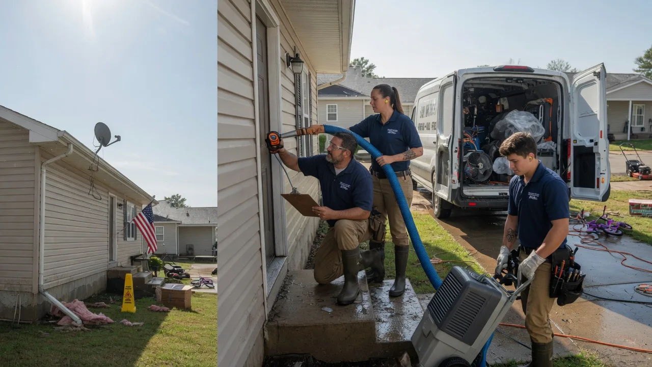 Ceiling Water Damage Restoration in Redding, IA near me